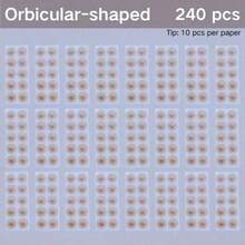 360/240/120/80pcs Refill Round Nose Strips, Suitable For Sports And Daily Use, Designed To Increase Oxygen, Reduce Snoring, And Improve Sleep Quality. Nose Dilators/Magnetic Nose Strips Are Sweat-Proof And Battery-Free - 彩色 - 查看 11