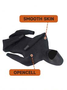 HISEA 3.0mm Neoprene Wetsuit For Women; Men's Separate Style Freediving And Hunting Wetsuit; Unisex Hooded Diving Wetsuit - Brown - View 6