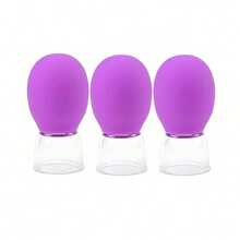 3/10pcs Cupping Set, Facial Cupping Devices, Silicone Cupping Massage Cups, Vacuum Suction Cupping Tools For Meridian Massage On Face, Back And Body - Multicolor - View 13
