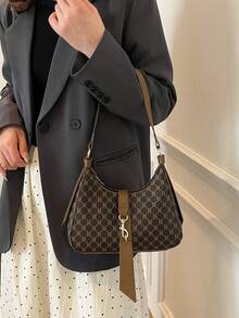 女士时尚别致单肩腋下包，适合日常通勤 - 彩色 - 查看 4