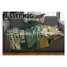 Funny White Elephant Gifts For Adults Useful, Best White Elephant Gifts Exchange Party Idea, Bed Flannel Blankets For Women/Men - Lousy Blanket - Size 50"X 65", Ultra-Soft Warm Flannel Blanket – Ideal For Every Cold-Weather MomentValentine's Day Gifts Christmas Gifts Halloween Gifts For Family Friends Colleagues,Super Soft Flannel Printed Blanket, Polyester Blankets Suitable For All Seasons, Machine Washable, Lightweight, Comfortable, Warm, 280gsm Gifts For Boyfriend, Girlfriend, Father, Mother,Husband,Wife, Lover, Daughter, Son, Grandfather, Grandmother, Friend, Classmate, Pet. Perfect Nap, Camping, Travel, Home, Daily Life, Office Decoration, Birthday, Anniversary, Valentine's Day, Thanksgiving, Christmas, Halloween, Mother's Day, Father's Day, Wedding, New Year Gifts ,Sofa,Bed,Car,Bedroom,Living Room,Office, Outdoor Camping, Beach - 彩色 - 查看 6