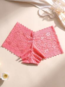 8条/包 性感无缝蕾丝镂空三角内裤 - 彩色 - 查看 6