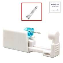 Second-Generation Disposable Nose Piercing Tool, Stainless Steel Nose Stud Piercing Gun For Ear And Nose Piercings