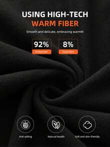 OKP 4PCS Thermal Leggings Women,Winter Clothes For Women,Snow Outfits For Women,Indoor Home Wear Layering Essentials,Perfect For Yoga - màu đen - Xem 8