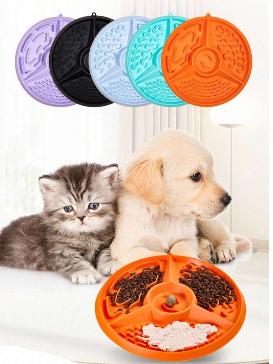 1个宠物舔食垫，硅胶宠物喂食器，吸盘式舔食垫，慢食垫，防呛慢食碗狗狗舔食垫 - Appropriate amount - 查看 1