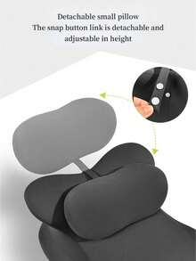 Memory Foam Lying Down Pillow, Ergonomic Curve Design Lying Pillow For Sleeping, Reading, Using Phones, Evenly Distributes Pressure For Comfort Support