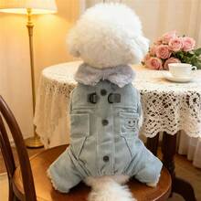 Thick Corduroy 4-Leg Leash Padded Coat With Pockets For Pets, Autumn/Winter