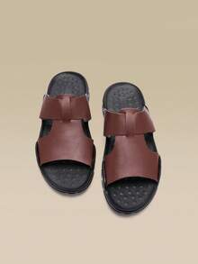 男士轻便软底防滑耐磨舒适平底凉鞋，夏季百搭沙滩拖鞋