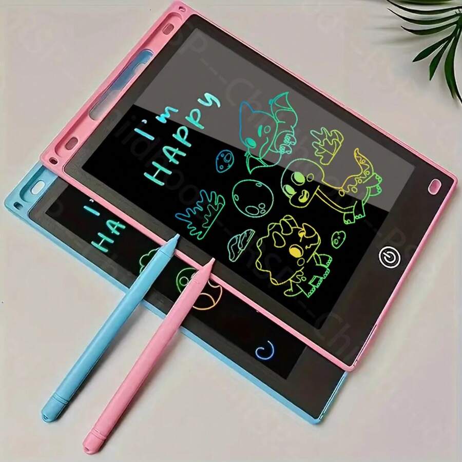 2/1 Pack LCD Writing Board, Colorful Children's Drawing Board, Graffiti Board, Suitable For Children Christmas Present , Erasable And Reusable Electronic Drawing Board, Educational And Learning Toy, Suitable For Boys And Girls Aged 3-12. Holiday Birthday Party Gifts (Pink & Blue) - Nhiều màu - Xem 1