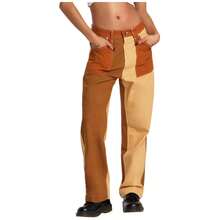 RVCA Pants EVJWT03001-MUL For Women In Color Brown - Brown - View 1