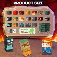 200块磁性积木 - 儿童磁性玩具，磁性立方体积木，堆叠磁铁，STEM学习玩具，3岁以上男孩女孩生日礼物 - 彩色 - 查看 5