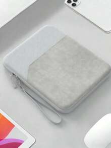 DANYCASE 10.8-13.3 Inch Tablet Laptop Sleeve Bag, 8 Inch Electronics Organizer Pouch With Padded Protection, Compatible With IPad, Devices - Light Grey - View 2