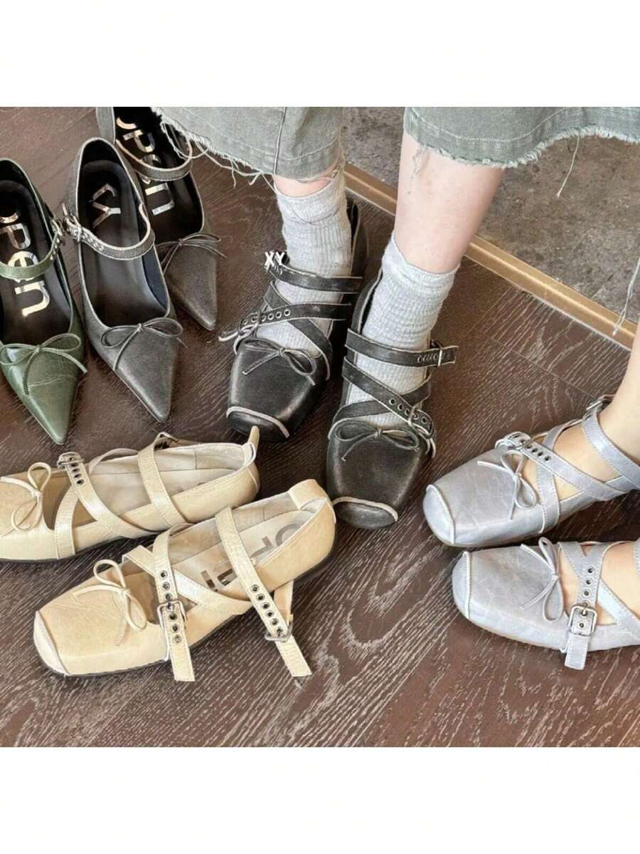 Costume Shoes - Apricot - View 1