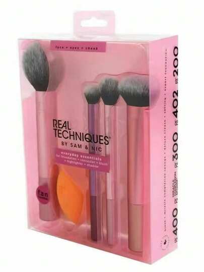 Novo Conjunto De Pincéis De Maquiagem RT Beleza Esponja Puff