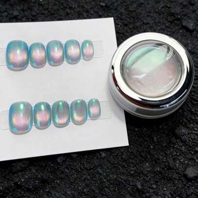 0.3克/片 极光变色龙指甲粉，霓虹粉，适用于DIY美甲装饰，变色光学指甲粉