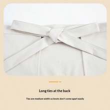 男女通用半身调酒围裙，超柔软防水半身围裙，防水、防污、耐用、弹力柔软，适用于厨房烹饪、餐厅、咖啡馆等多种场合。 - 白色 - 查看 6