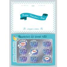 1000 Pieces Scratch Off Sticker Round Labels Glitter Colorful 1 x 1 Inch Circle - Brillantina colorida - Ver 5