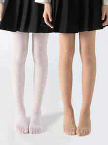 1/2 Pair Ultra-Thin Stirrup Dance Tights, Stretchy Leggings Suitable For Girls - Multicolor - View 30