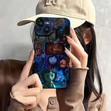 Funda para teléfono  Creepy World Compatible con fundas para teléfonos   17  16 Pro Max  15 Pro Max  13 y  12 Duradera, a prueba de golpes y elegante Una excelente opción para familiares, amigos, seres queridos, novios/novias y regalos de Navidad y Año Nuevo. - Negro - Ver 3