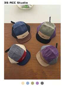 1pc Sunrise Pattern Letter Embroidered Flat Brim Wide Brim Baseball Cap, Spring/Summer Outing, Face-Flattering Casual Hip Hop Snapback Hat, Sun Protection - Sunrise Embroidered Baseball Cap - View 13