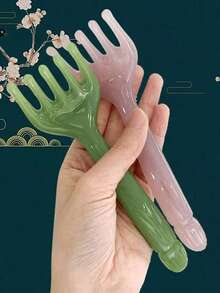 1. Scalp Massager, Back Scraper Massager, Head Massager, Portable Handheld SPA Head Massager, Deep Relaxation, Back-To-School Supplies, Gua Sha, Lymphatic Drainage, Cellulite Reduction, Back Massager, School, Back-To-School, Travel, Travel Essentials, Home Essentials, SPA, Massage Tools, Massage, Massager, SPA - Multicolor - View 2