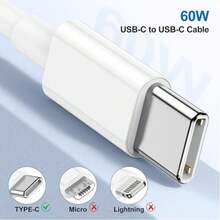 Cable de carga Tipo C de 1 m/2 m, cable de datos USB-C, compatible con iPhone 17/16/15 Pro Plus/Pro Max, Galaxy S25/S24/S23/S22, iPad Pro/Air, cable de carga para smartphone