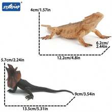 [Certified For Children] Forest Animals Figurines Woodland Animals Model Kit, Miniature Realistic Plastic Wild Forest Animals For Cake Toppers, Birthday Party Favors, Cupcake Toppers, And Kids Birthday Gifts - Multicolor - View 44