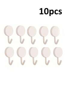 5 件/10 件/套免钻粘性墙挂钩，厨房门挂钩，防损壁挂式钥匙挂钩，家用