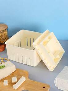 1pc Cheese Press, Yogurt Strainer, Tofu Press, Creative Tofu Press, Boiled Tofu Maker, Kitchen Tool - Multicolor - View 15