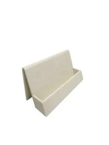 1个大容量现代商务名片夹及收纳盒 - 多色桌面名片盒，配时尚白色盖子（蓝绿色、米色、粉色） - 适用于专业人士、会议、研讨会的紧凑型办公桌及接待台配件 - 名片收纳盒 - 彩色 - 查看 9