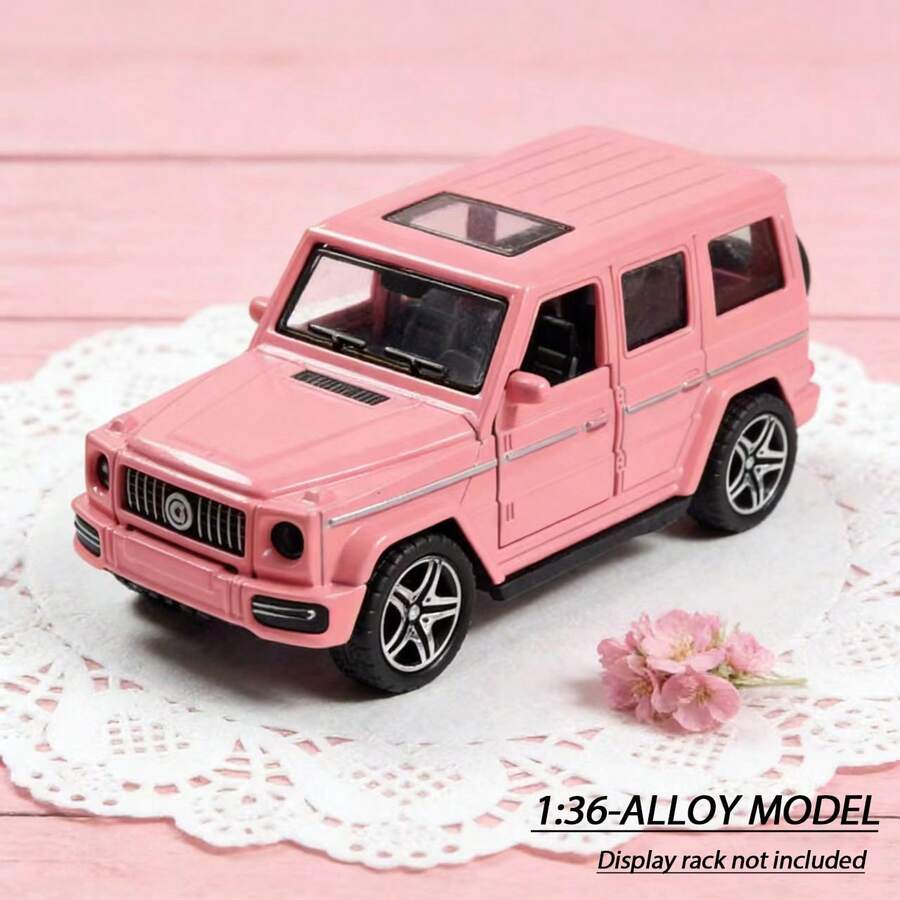 1:36 Mercedes-Benz Alloy Model Car Display Ornament.Double-Door Design With Pull-Back Mechanism - Adding Variety To The Came. - Perfect As A Gift Or Desk Ornament For Collection.