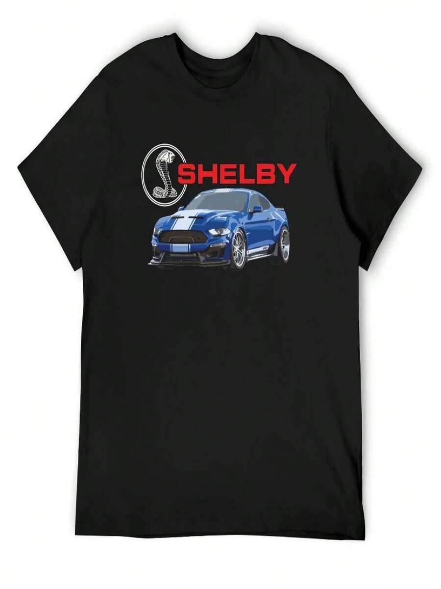 Mustang GT Super Snake Shelby USA T-Shirt - 黑色 - 查看 1
