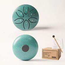 11音C大调钢舌鼓，6英寸，空灵疗愈打击乐器 - 彩色 - 查看 14