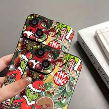 Funda para teléfono  Christmas Cheer Compatible con fundas para teléfonos ,  17,  16 Pro Max,  15 Pro Max,  13 y  12 Duradera, a prueba de golpes y elegante Una excelente opción para familiares, amigos, seres queridos, novios/novias y regalos de Navidad y Año Nuevo. - Negro - Ver 7