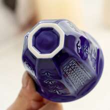 Taza de café/té de cerámica azul con relieve, ideal para leche, té y café, ideal para el hogar, la oficina y reuniones de Ramadán. También es adecuada para Ramadán y fiestas navideñas. - Multicolor - Ver 8