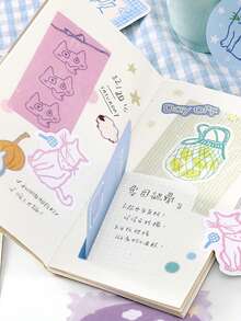 1 Packung Scrapbooking Zubehör, dekorative Notizblöcke, witzige Obst-Serie, geeignet als Geschenk, für Büro, Zuhause, Markierungen, Etiketten, Klassenzimmer, Unterhaltungsspielzeug, Studentenplaner, kreative vintage Dekorations-Aufkleber für DIY - Verschiedenfarbig - Übersicht 2