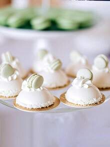 20/100pcs Round Mousse Dessert Gold Paper Trays, Oil-Resistant Durable Cake Paper Holders With Easy-Grip Handles, Baking Dessert Paper Boards Design, Suitable For Cupcakes, Wedding Birthday Party Dessert Display - Baking Dessert Tray Cake Board Luxury Elegant Cake Tray Jelly Tray - Multicolor - View 5