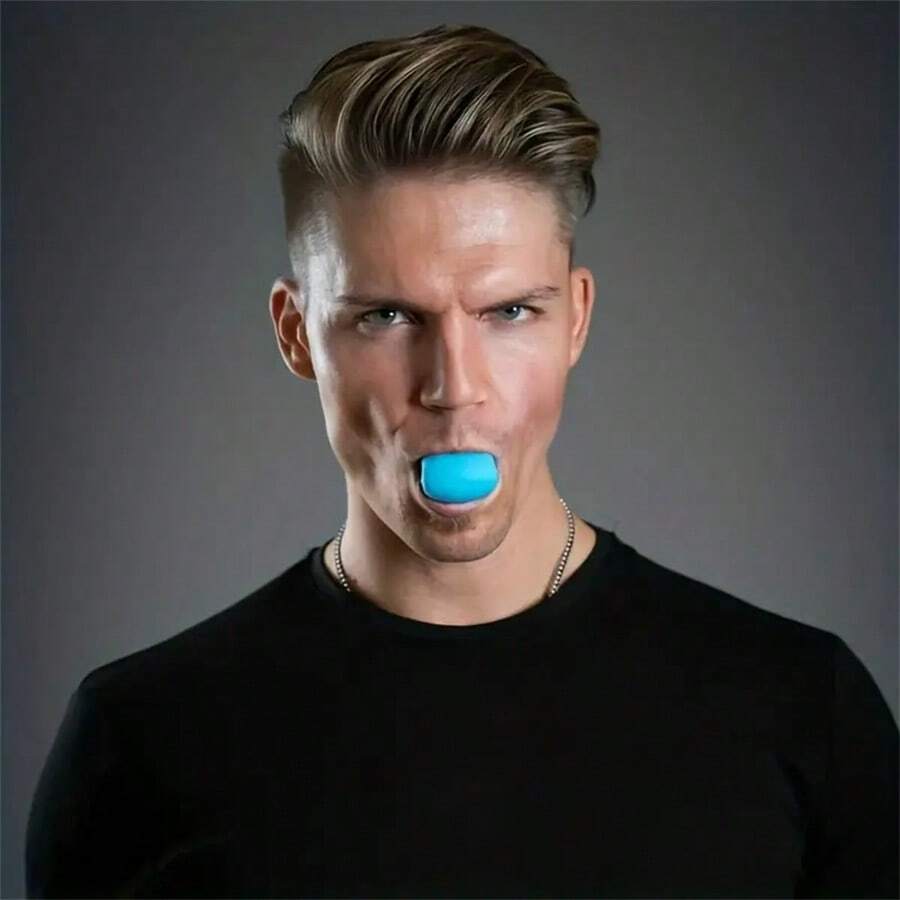 3pcs Silicone Jaw Exerciser, Facial Muscle Trainer For Men And Women - Same Style In Multiple Colors - View 1