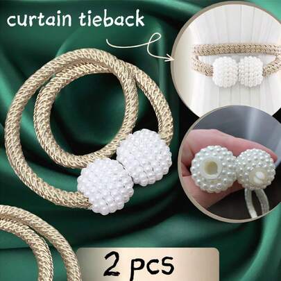 2 st moderna minimalistiska gardinklämmor, mångsidiga gardinklämmor, lämpliga för flera scenarier