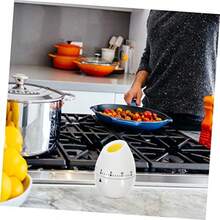 ABOOFAN 2 Piezas Temporizador Egg Timer Administrador de de Cocina Contador regresivo cronómetro de Huevo cronómetro de Estudio mecánico niño el plastico - comosemuestra - Ver 7