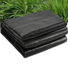 1pc Heavy Duty PP Barrier Mat, Dual-Layer Gardening Ground Cover, Durable And Easy To Install Control Fabric, Suitable For Gardens, Greenhouses, Pathways, Orchards