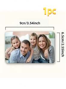 1pc Customizable Cartoon Style Photo Refrigerator Magnet - Personalized Photo Gift, Suitable For Halloween, Christmas, Wedding, Housewarming - Kitchen Decor Magnetic Sticker, Durable, Non-Fading, Removable, Reusable - Fits Any Metal Surface