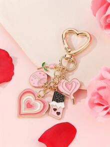 Envelope de Rosa de Chocolate em Liga Metálica - Um Presente para Ela no Dia dos Namorados, Lembrança Romântica de Joias, Acessório Personalizado de Carta de Amor, Presente para Namorada/Esposa - Multicolorido - Visão 6