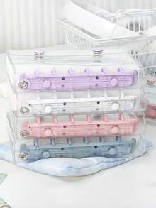 A7 Transparent Portable File Folder With Double Buckle Design, Can Store Beautiful Photos. It Can Be Used As An Album, Saving Costs On Stationery, Notebooks, Sticker Books, Office Supplies, School Supplies - Multicolor - View 5