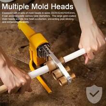 Herramienta de soldadura de tubos de plástico, kit de soldador de plástico contiene cabezales de soldadura de 6 diámetros, máquina de soldadura de tuberías de agua, herramientas de fusión en caliente para tubo PPR PE 1000 W 110 V - Tipo de Enchufe A USA (110-127V) - Ver 7