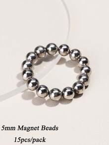 5mm Round Magnetic Beads, Ice Flower & Water Wave Pattern Nail Art Magnets, Detachable Strong Cylinder Magnets, Professional DIY Nail Design Shiny Effect Accessories, Salon Nail Art Tool Strong Small Round Magnets, Easy Magnetic Attachment, Suitable For Nail Art Enthusiasts And Beginners - Multicolor - View 9