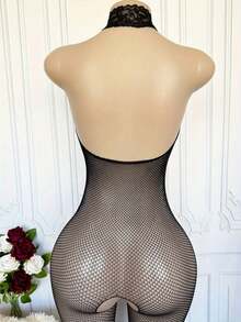 Sexy Lingerie Sexy Women's Underwear - Women's Novelty Clothing Transparent Fishnet Tights, Open Chest Women's Jumpsuit, Open Fishnet Socks Body Socks, Women's Sexy Underwear, Suitable For Anniversary Gifts/Confidence Nights - one-size - View 2