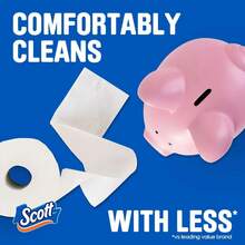Valentines Day Scott ComfortPlus Toilet Paper | Thickened Version [Family Large Capacity 48Rolls] Scott ComfortPlus Toilet Paper, 12/36/48 Rolls Double Ply, Single Ply Toilet Paper,12 Double Rolls (Equivalent To 24 Regular Rolls) | 231 Soft & Absorbent 1-Ply Sheets Per Roll | SepticSafe & SewerSafe | Clog-Free Performance For All Toilets | Ideal For Home, Office, RV & Camping Use | Strong Enough For Everyday Use | Value Pack For Long-Lasting Supply | Premium 1-Ply Design That Balances Comfort & Cost-Effectiveness | Trusted Brand For Reliable Bathroom Essentials,For Bathrooms, Bathroom Tissue, Loo Roll, Personal Cleansing Paper, Home Essentials, Tissue, Paper Napkins, Fragrance-Free, Cloud-Like Softness, Skin-Friendly,Bulk Pack Value, Lint-Free, Plush Texture, 2-Ply Strength - 多色 - 查看 9