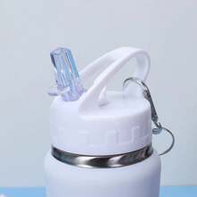 Stainless Steel Thermal Squeeze Bottle With Flip Spout And Rubber Keychain, Cool To The Touch, Available In 350ml, 600ml, 750ml, And 800ml Sizes. - 隨機的 - 查看 3
