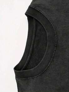 Escanor X The Seven DeadlyHoliday HaulSins Anime Vintage Washed Tee UnisexMineral Anime Manga Hoodies WashedHeavy Cotton T-Shirt, Gift For Anime Fan,Anime Lover - 黑色 - 查看 4